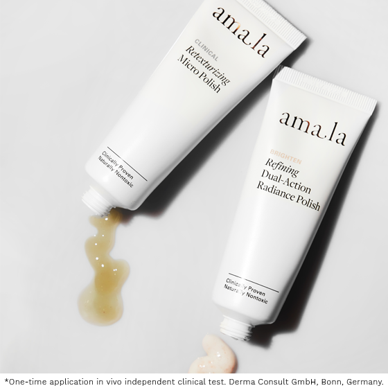 Retexturizing Micro Polish & Refining Dual-Action Radiance Polish by Amala